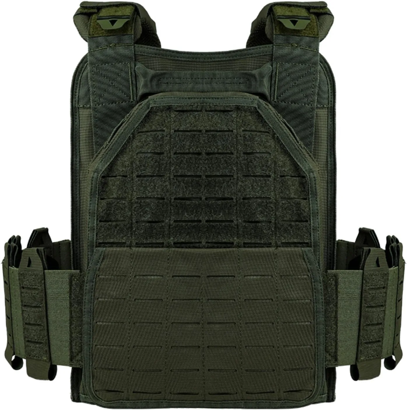 BOMTURN Tactical Vest for Men Quick Release Laser-Cutting Modular Vest for Outdoor