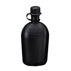 G.I. 1 Qt. Plastic Canteen | Black - BLACK