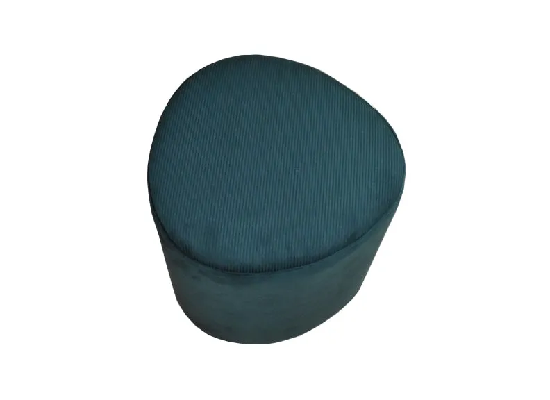 Green Fabric Footstool(18551)