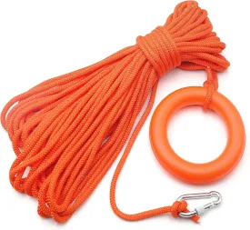 HaiChao 98.4FT Outdoor Professional Water Floating Life Saving RopeWater Floating Rescue Lifeline with Bracelet
