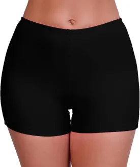 Halcurt Women's 3" High Waisted Swim Board Shorts Tankini Bottoms Boyshorts Beach Swimsuit
