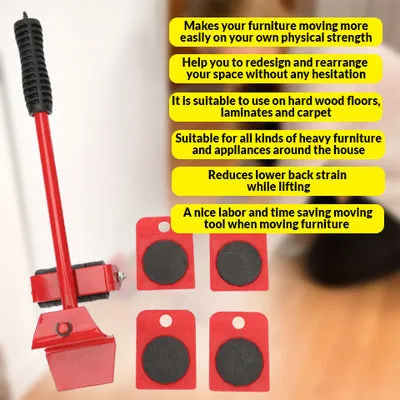 Heavy Duty Furniture Mover Set (5Pcs)