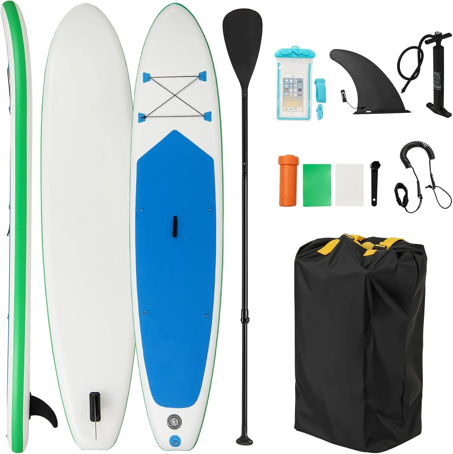 Inflatable Stand Up Paddle Board, 11/10x30 Wide Stable SUP Paddleboard with Premium Accessories & Backpack, Non-Slip Comfort Deck, Paddle Boards for Adults & Youth of All Skill Levels