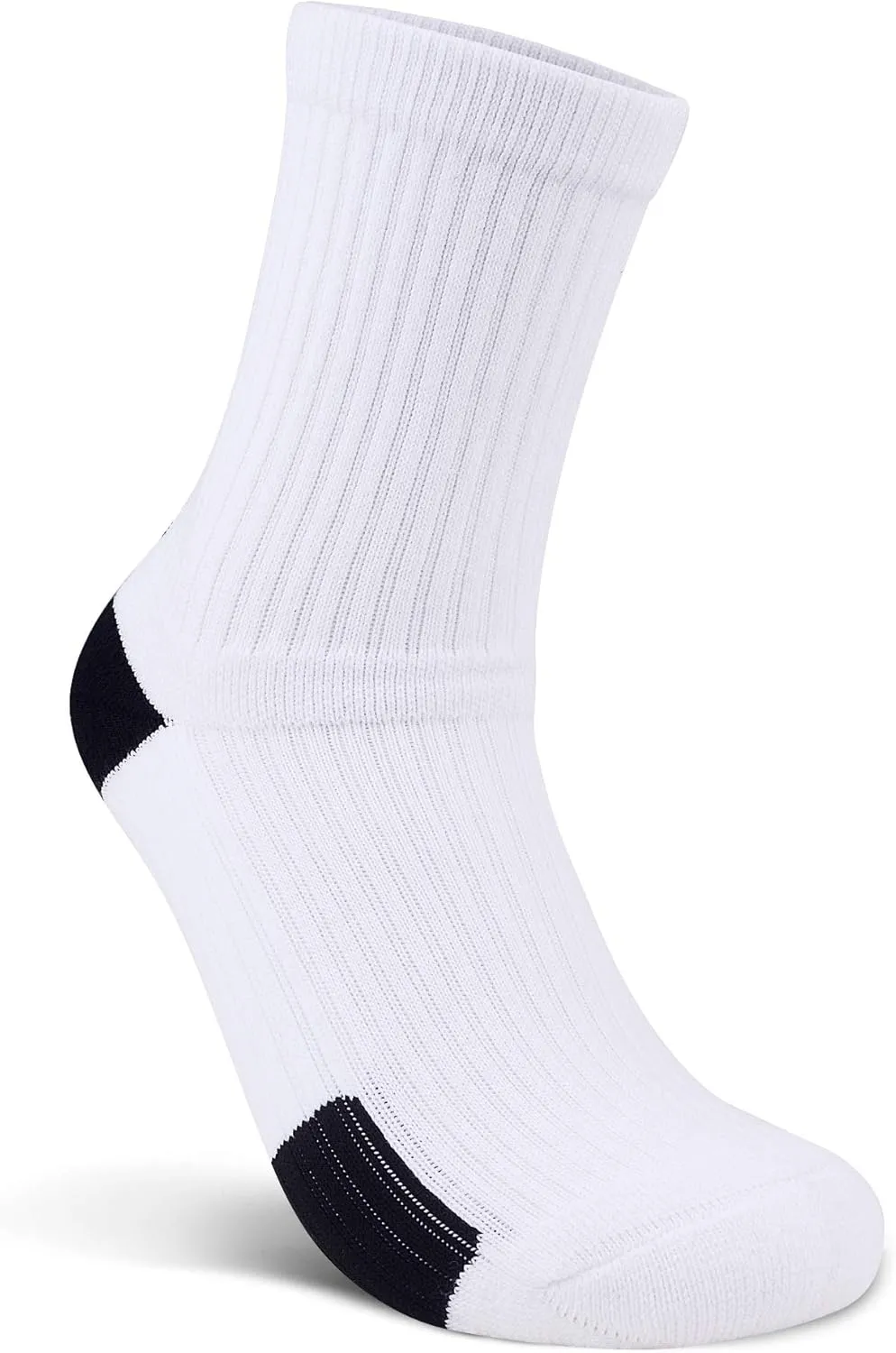 JHM Kids Athletic Sport Sockcs Team Basketball Soccer Crew Socks For Ages 4 to 16