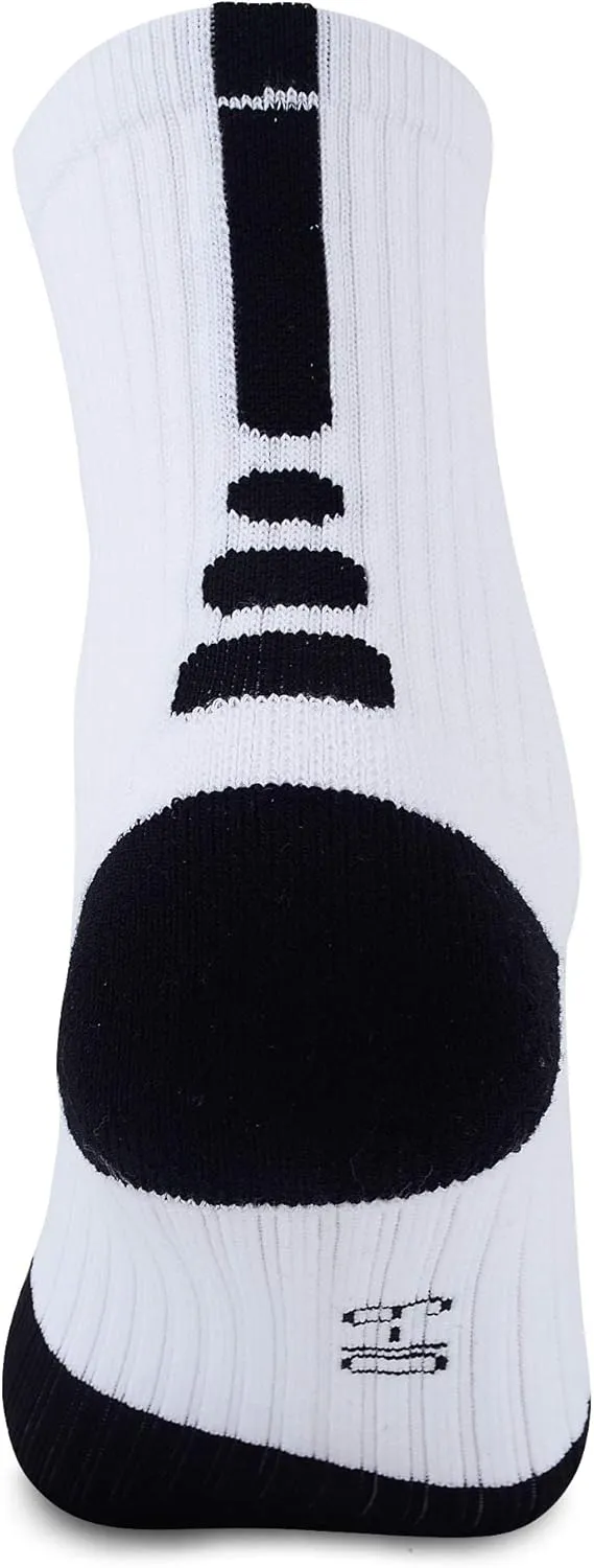 JHM Kids Athletic Sport Sockcs Team Basketball Soccer Crew Socks For Ages 4 to 16