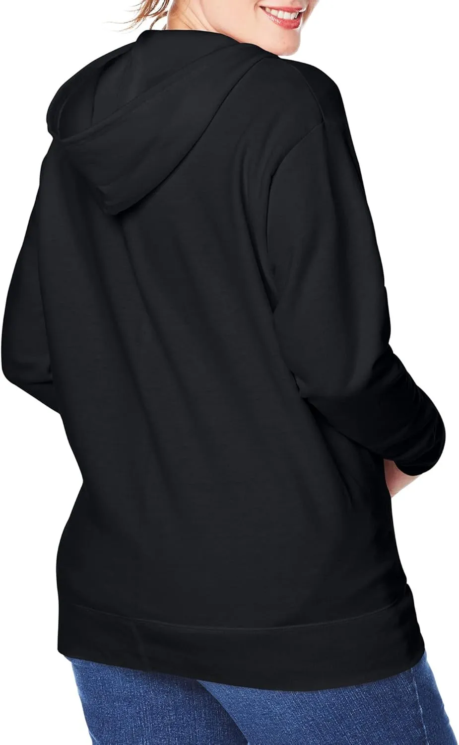 Just My Size Women's Ecosmart Fullzip Fleece Hoodie