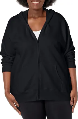Just My Size Women's Ecosmart Fullzip Fleece Hoodie