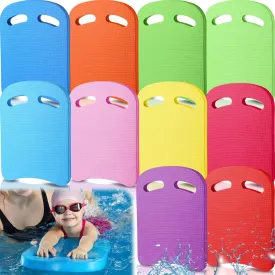 Sosation 10 Pcs EVA Foam Swimming Kickboard Swimming Training Kickboard Water Pool Training Swimming Aid for Kids Adult Swimmers Beginners Float Exercise Equipment(Bright Color)