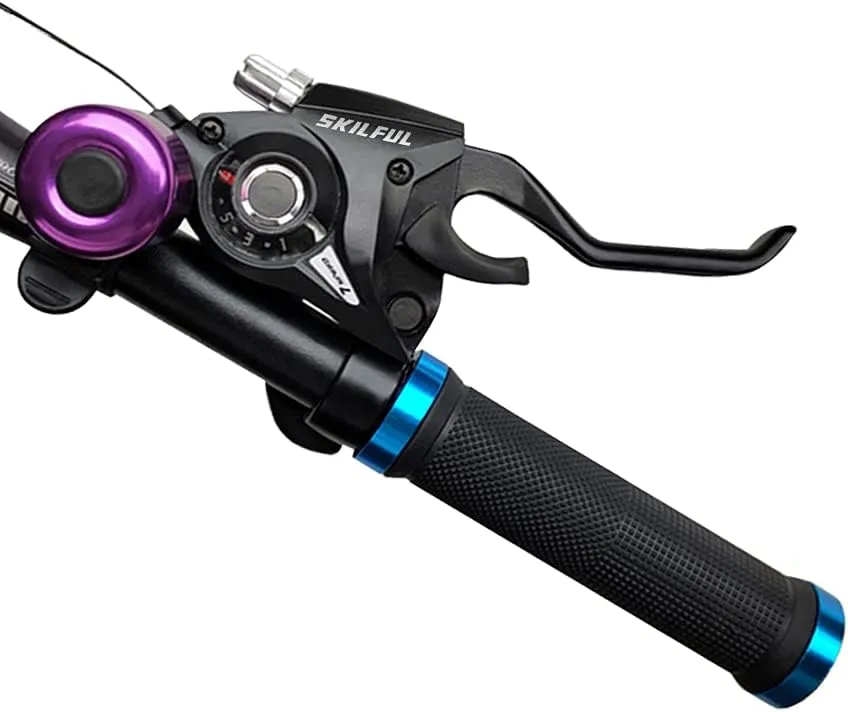 ZUKKA Bike Shifter,7 Speed Right Brake & Shift Lever with Gear Indicator and V Brake Cable for Mountain Road Bicycle